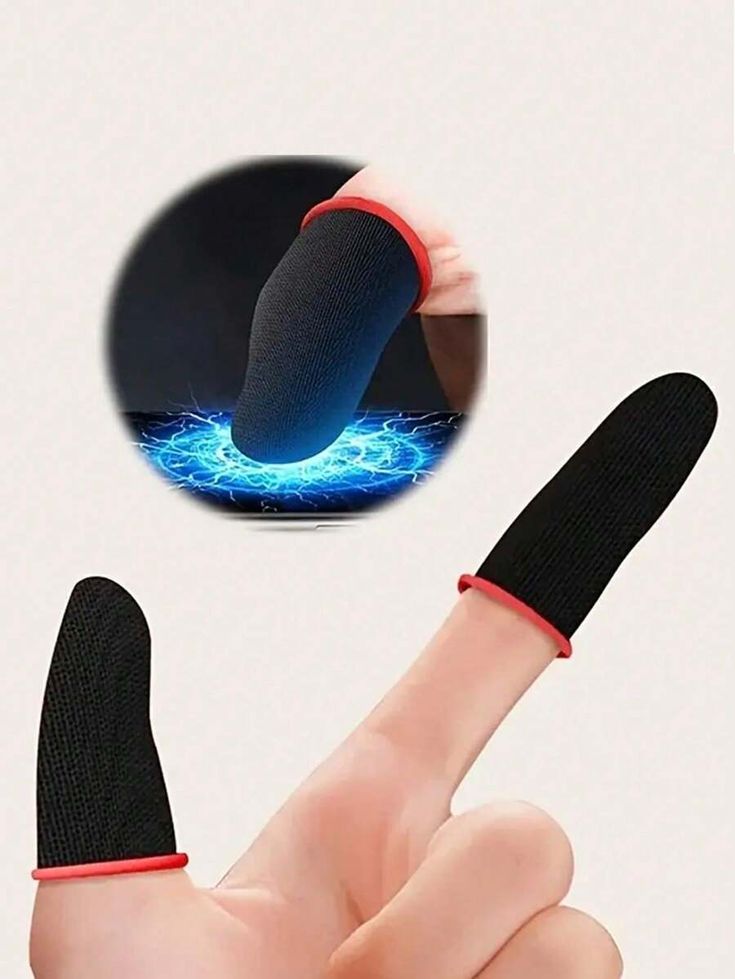 Gaming Finger Sleeves – Anti-Sweat Touch Control for PUBG, Free Fire & FPS Games