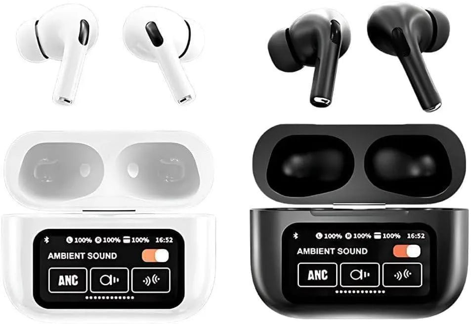 White Airpods A9 Pro Airpods Pro LCD Display