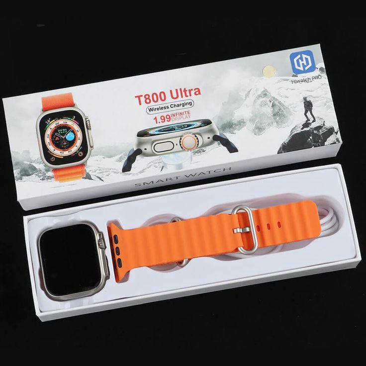 T800 Ultra Smart Watch – Large Display, Fitness Tracking & Smart Notifications
